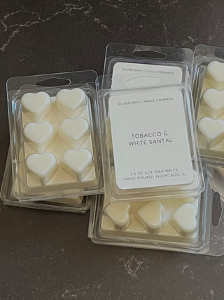2.5 oz Tobacco Blossom & White Santal Soy Wax Melt