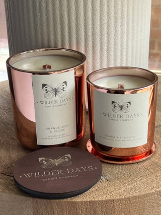 Orange Zest & Clove Soy Candle | Fall Luxury Soy Candle