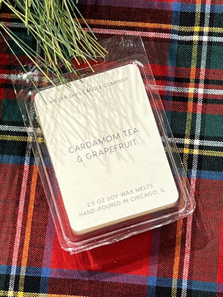 Cardamom Tea & Grapefruit Wax Melt - Wilder Days Candle Company