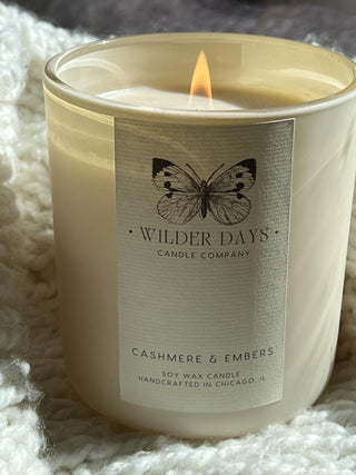Cashmere & Embers - Soy Candle - Wilder Days Candle Company