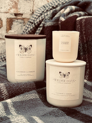 Cashmere & Embers - Soy Candle - Wilder Days Candle Company