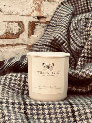 Cashmere & Embers - Soy Candle - Wilder Days Candle Company