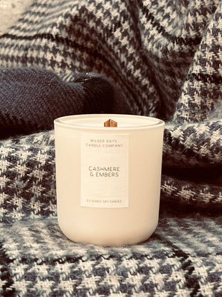 Cashmere & Embers - Soy Candle - Wilder Days Candle Company