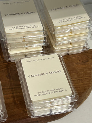 Cashmere & Embers Wax Melt - Wilder Days Candle Company