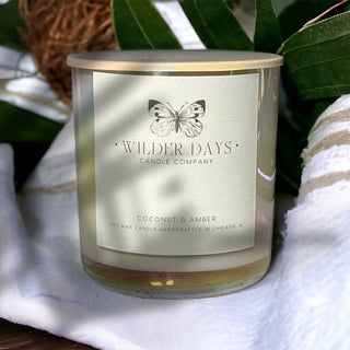 Coconut & Amber - Soy Candle - Wilder Days Candle Company