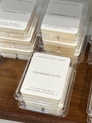 Cranberry & Fig Wax Melt - Wilder Days Candle Company