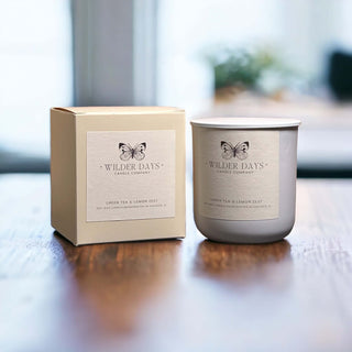 Green Tea & Lemon Zest - Soy Candle - Wilder Days Candle Company