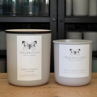 Lemon Verbena & Thyme - X Wood Wick Soy Candle