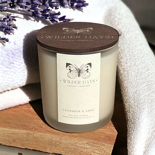 Lavender & Sage - Soy Candle - Wilder Days Candle Company