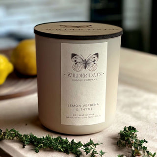 Lemon Verbena & Thyme - Soy Candle - Wilder Days Candle Company