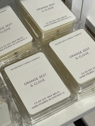 Orange Zest & Clove Wax Melt - Wilder Days Candle Company