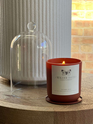 Premium Glass Cloche - Candle Holder - Wilder Days Candle Company