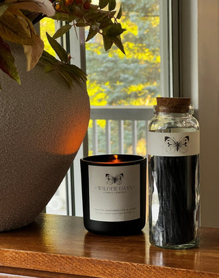 Premium Safety Matches, Decorative Matches in Glass Jar - Wilder Days Candle Company