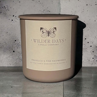 Prosecco & Pink Raspberries - Soy Candle - Wilder Days Candle Company