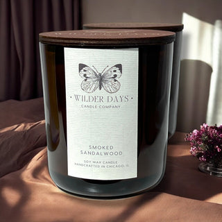 Smoked Sandalwood - Soy Candle - Wilder Days Candle Company