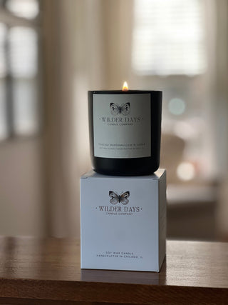 Toasted Marshmallow & Cedar | Fall Luxury Soy Candle - Wilder Days Candle Company