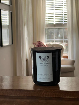 Toasted Marshmallow & Cedar | Fall Luxury Soy Candle - Wilder Days Candle Company