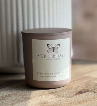 White Peach & Peony - Soy Candle - Wilder Days Candle Company